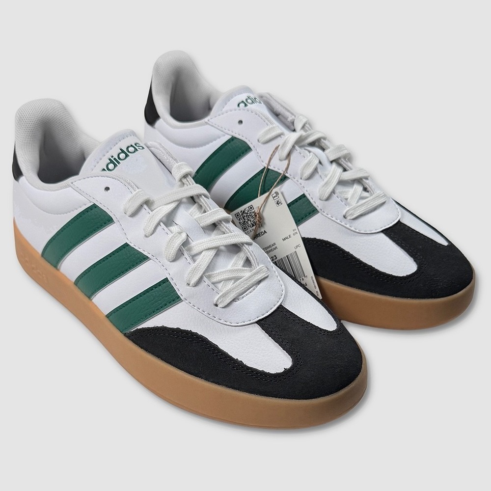 Adidas Barreda Shoes / Sneakers - NEW Mens 10.5 White / Green / Black #49121-CL2 - Picture 3 of 5